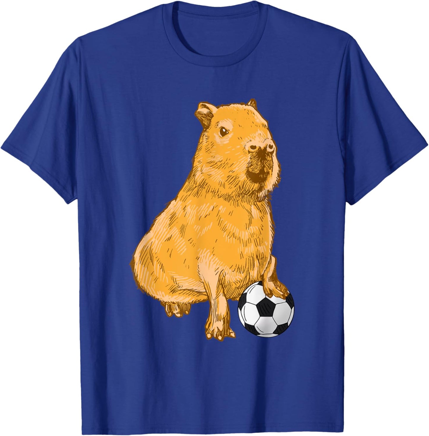 Capybara soccer T-Shirt - T-Shirt | Royal