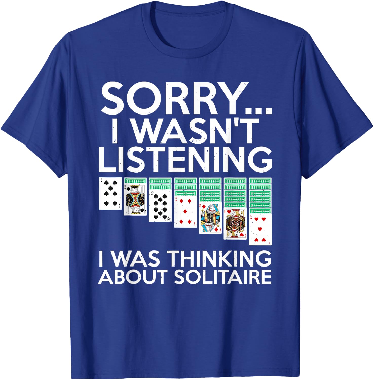 Best Solitaire Gifts Solitaire Art Women Kids Black Cotton Blend Small Short Sleeve T-Shirt - T-Shirt | Royal