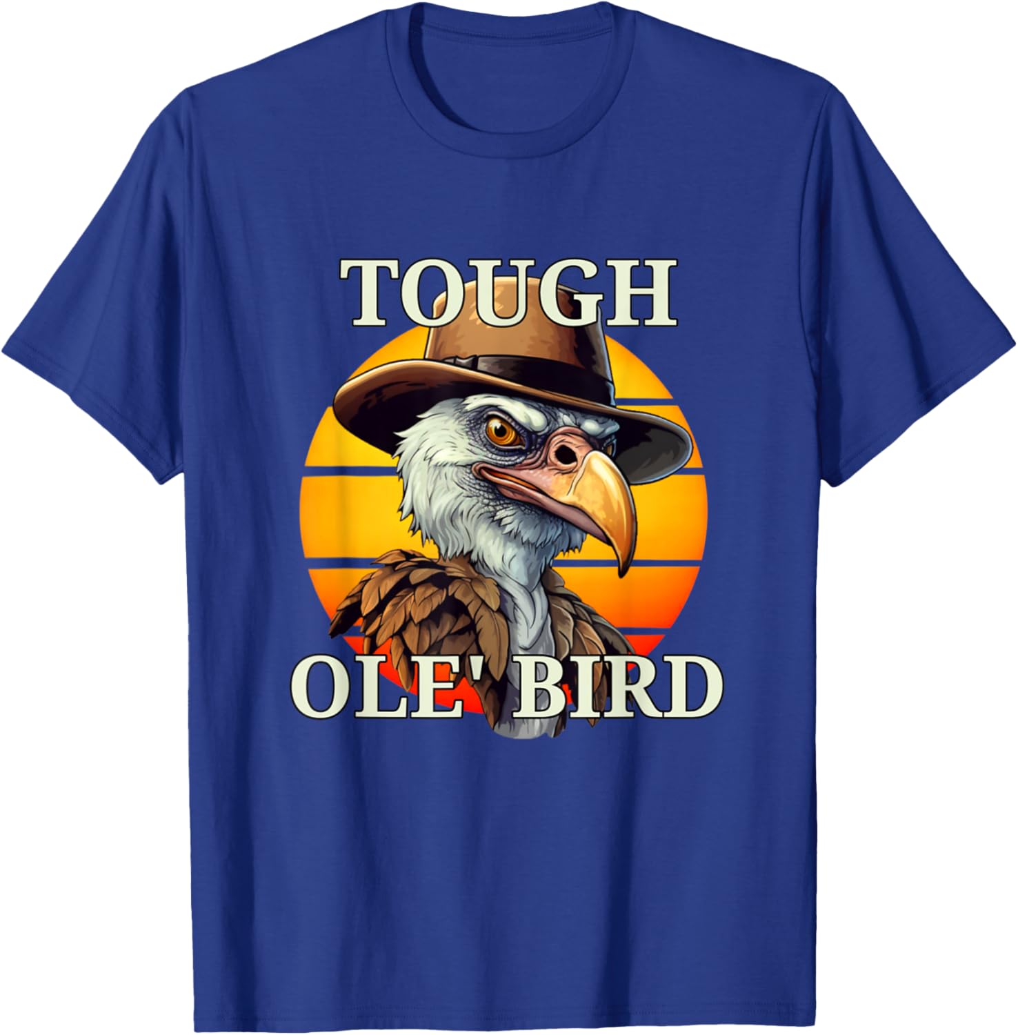 Grandpa Tough Old Bird Buzzard Funny Tough Old Man Joke T-Shirt - T-Shirt | Royal