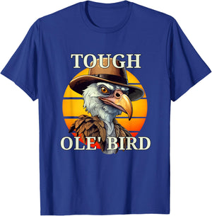 Grandpa Tough Old Bird Buzzard Funny Tough Old Man Joke T-Shirt - T-Shirt | Royal