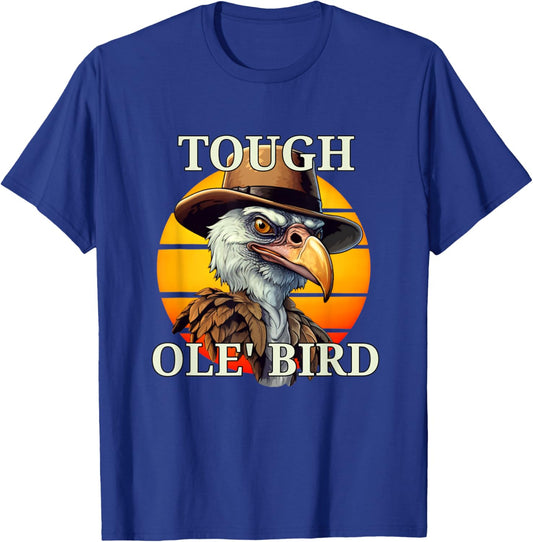 Grandpa Tough Old Bird Buzzard Funny Tough Old Man Joke T-Shirt - T-Shirt | Royal