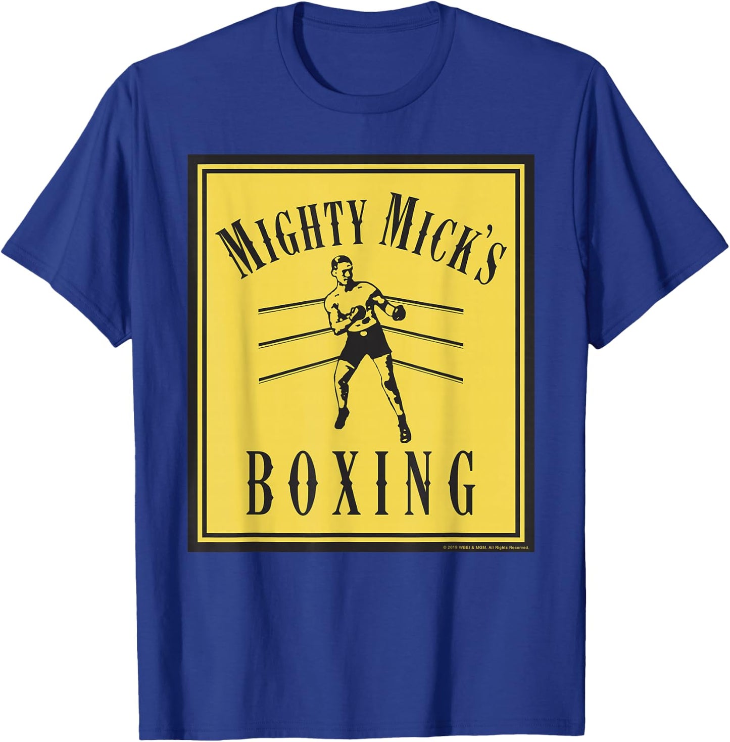 Creed Mighty Mick's Boxing Poster T-Shirt - T-Shirt | Royal