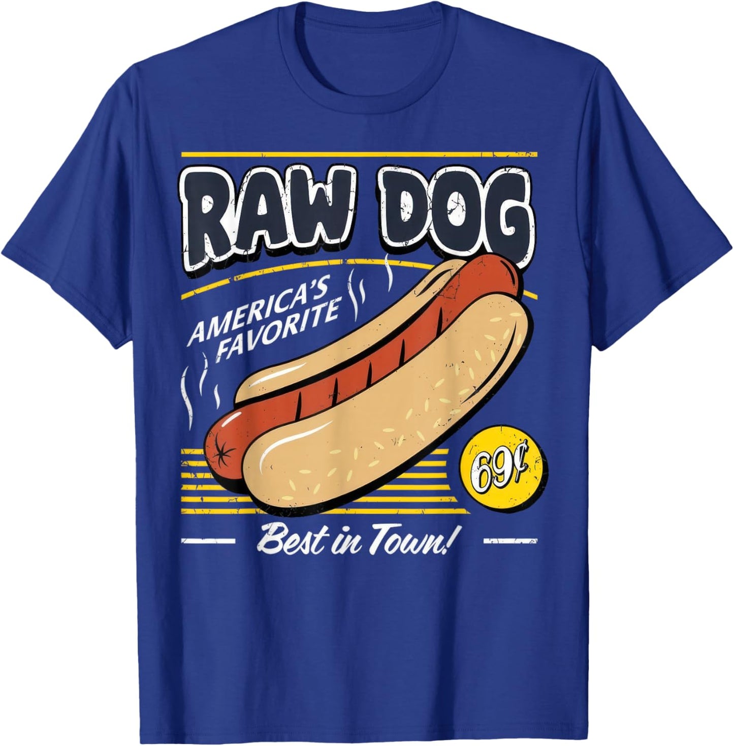 Raw Dog America's Favourite T-Shirt - T-Shirt | Royal