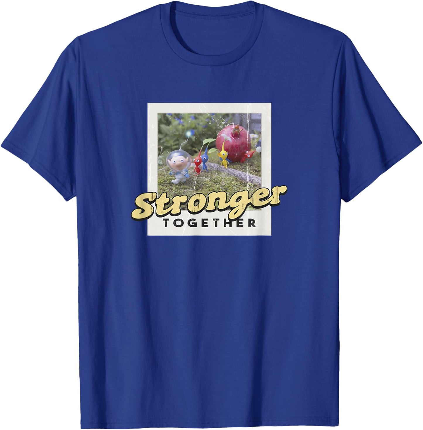 Pikmin Stronger Together Photo Fruit Carry T-Shirt - T-Shirt | Royal