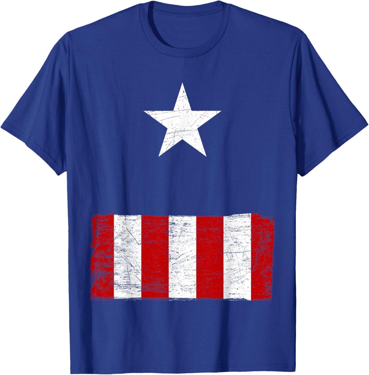 Halloween Costume Captain America Marvel T-Shirt - T-Shirt | Royal