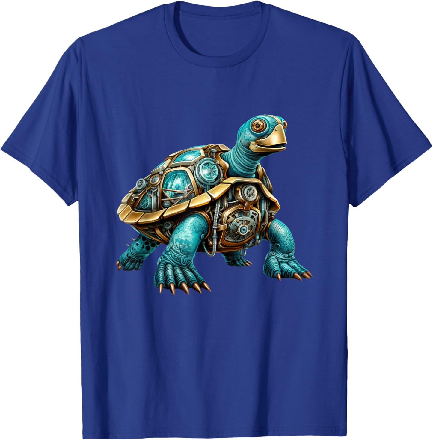 Steampunk Sea Animal Turtle Lover Vintage Tortoise T-Shirt - T-Shirt | Royal
