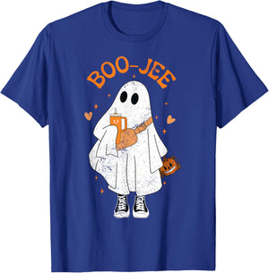 Spooky Season Cute Ghost Halloween Boujee Boo Jee T-Shirt - T-Shirt | Royal