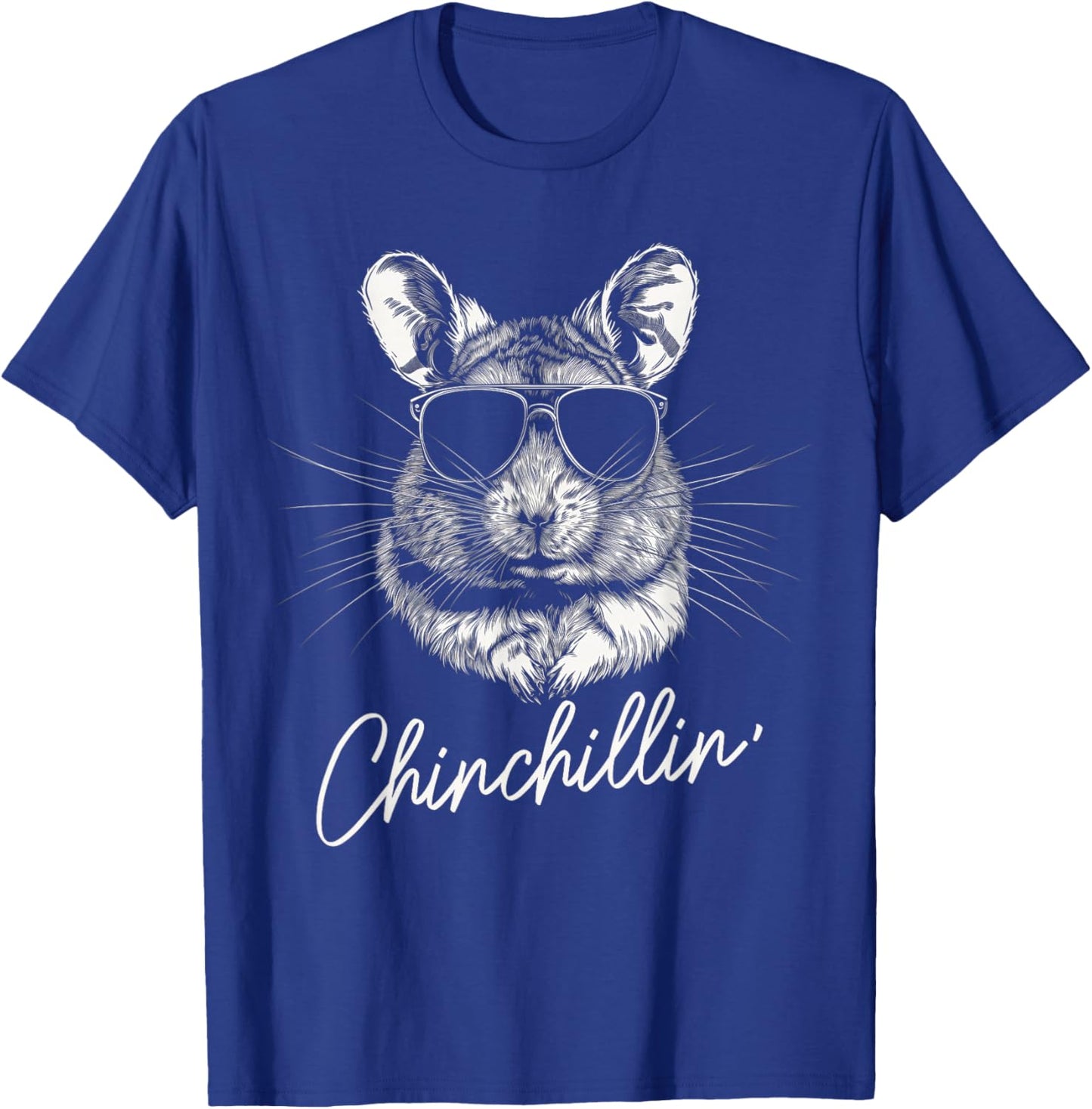 Chinchillin' Funny Cute Chinchilla Lover T-Shirt - T-Shirt | Royal