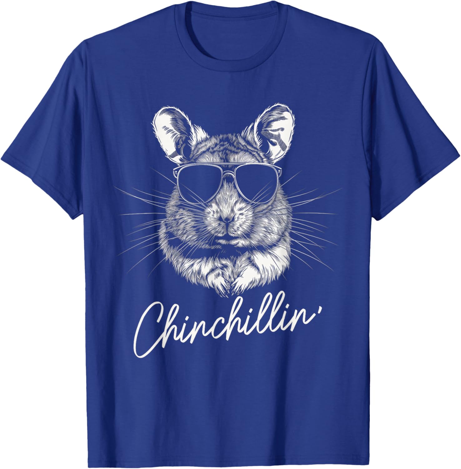 Chinchillin' Funny Cute Chinchilla Lover T-Shirt - T-Shirt | Royal