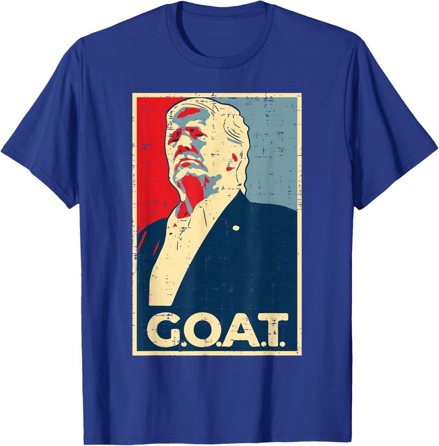 Goat Trump Poster 2024 T-Shirt - T-Shirt | Royal