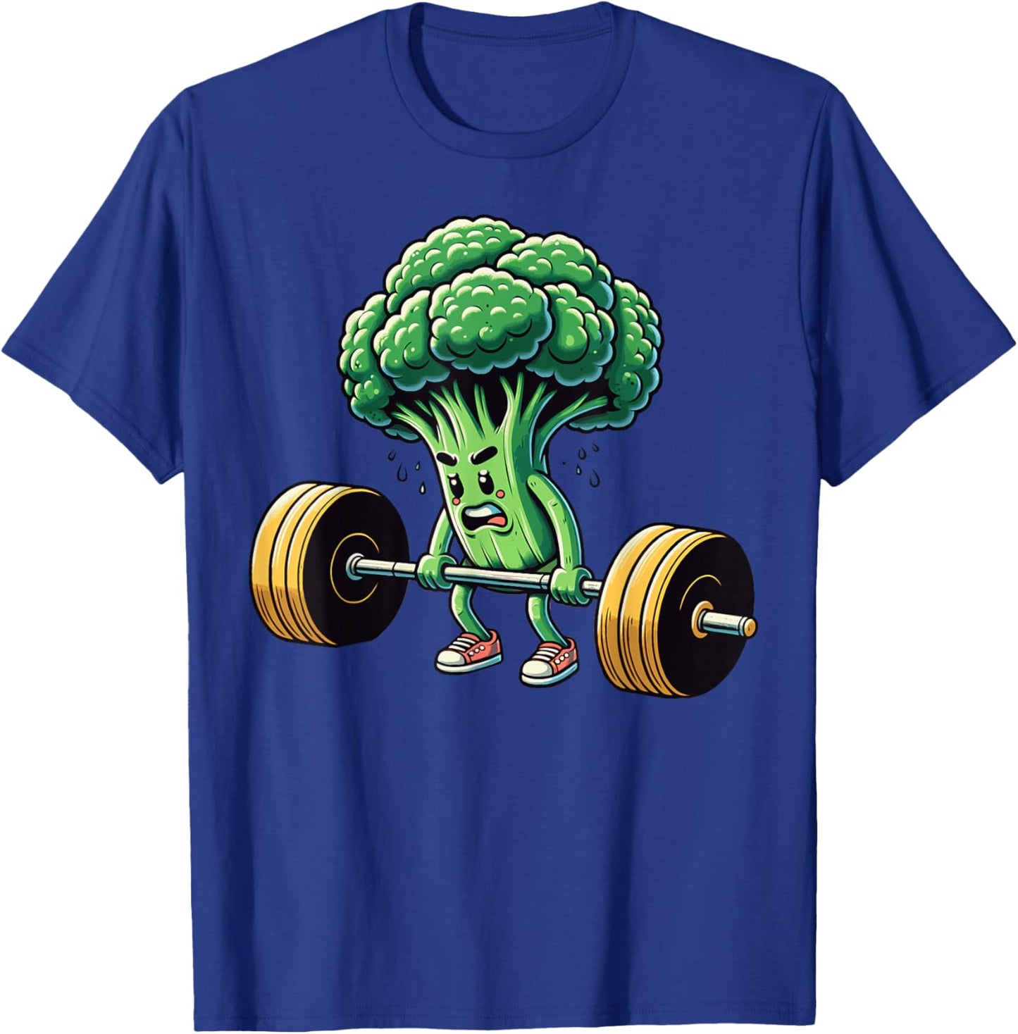 Deadlift Broccoli Gym Fitness Motivation Bodybuilding T-Shirt - T-Shirt | Royal