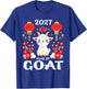 Chinese New Year 2027 Year of The Goat 2027 New Year Kids T-Shirt - T-Shirt | Royal