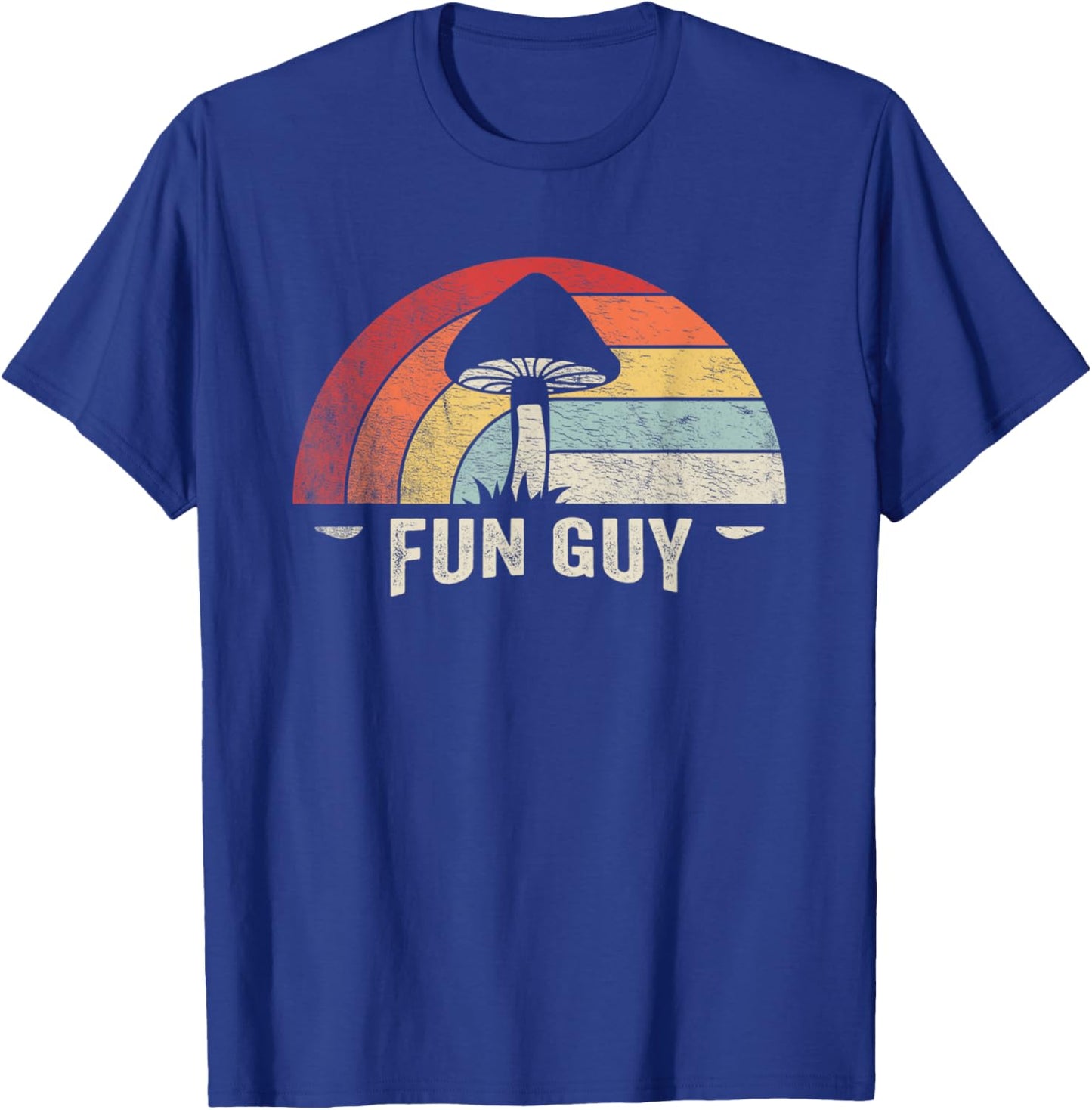 Vintage Funguy Fungi Funny Mushroom Fungi Shirt Fun Guy T-Shirt - T-Shirt | Royal
