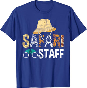 Safari Staff Safari Birthday T-Shirt - T-Shirt | Royal