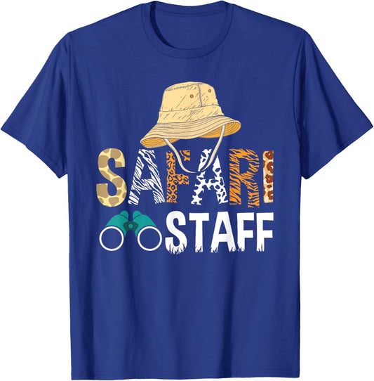 Safari Staff Safari Birthday T-Shirt - T-Shirt | Royal