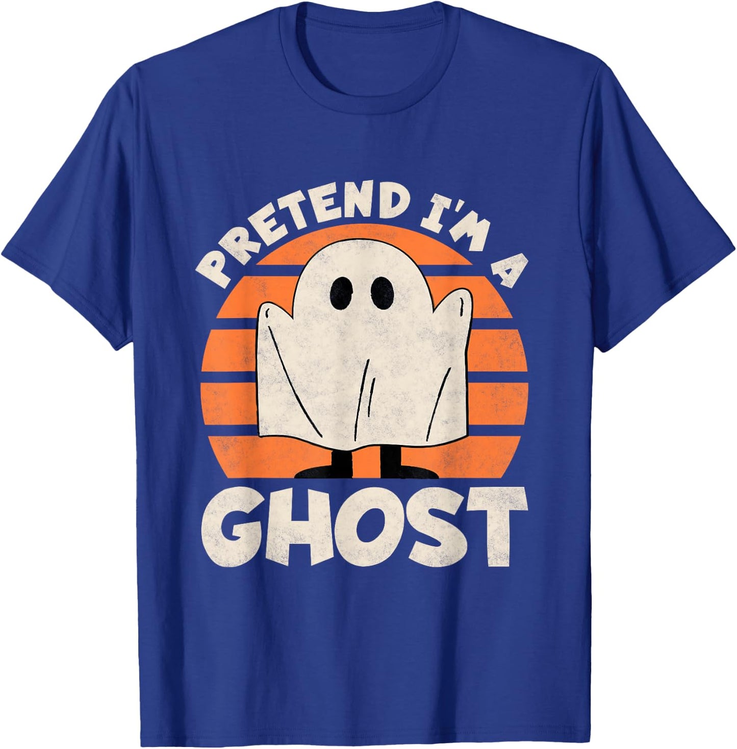Pretend I'm A Ghost, Kids Halloween T-Shirt - T-Shirt | Royal