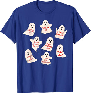 ABA Halloween Behavior Fall Applied Behavior Analysis T-Shirt - T-Shirt | Royal