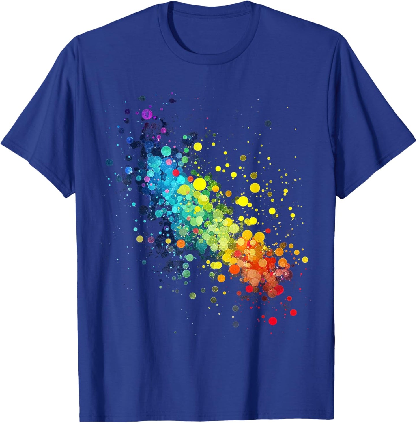 Colorful Watercolor Dot T-Shirt - T-Shirt | Royal