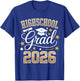 Highschool Grad Class of 2026 Senior Graduate Graduation 26 T-Shirt - T-Shirt | Royal