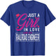 Just a Girl in Love with Her Railroad Engineer T-Shirt - T-Shirt | Royal