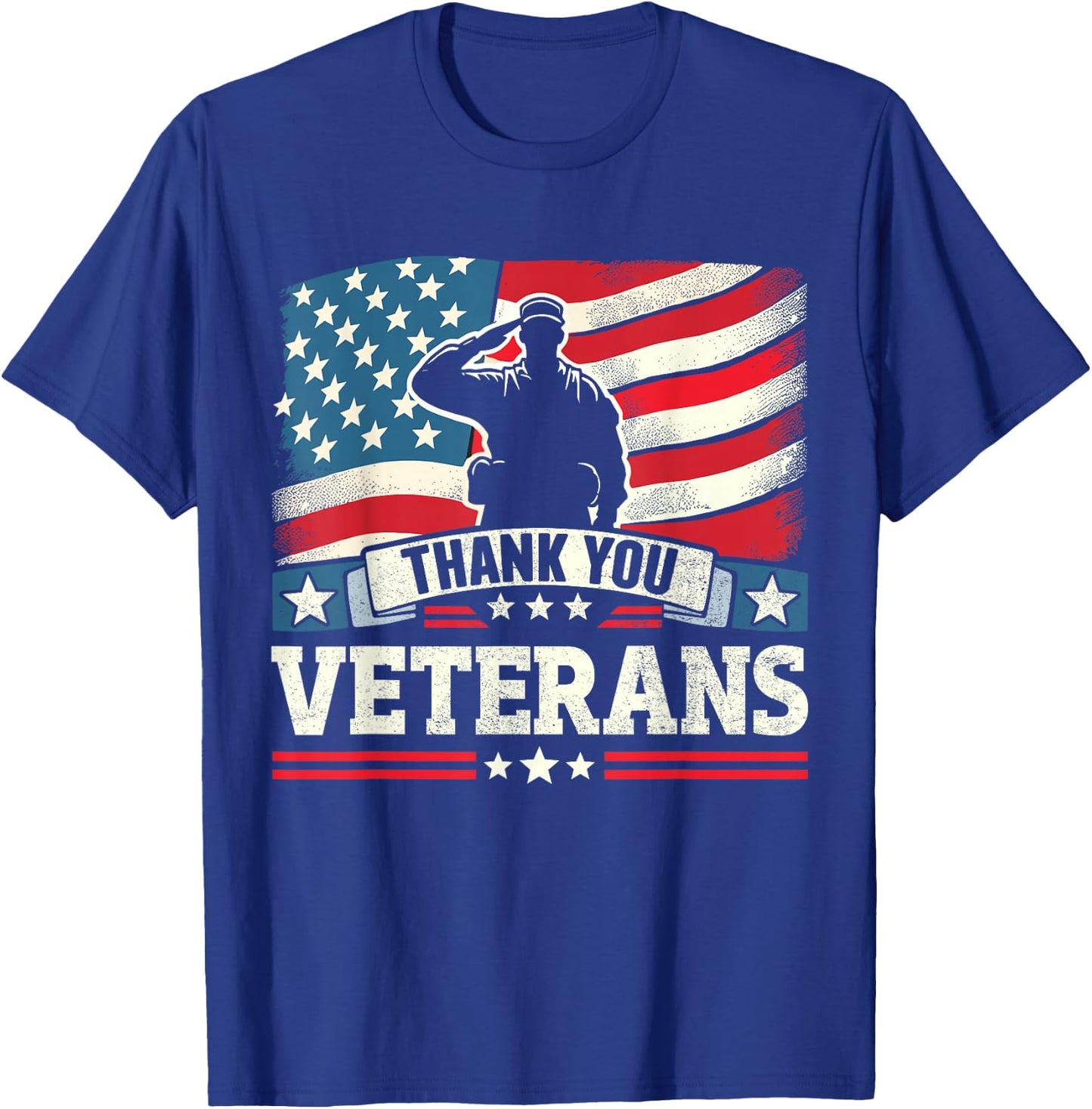 Thank you veterans day proud soldier for patriotic american T-Shirt - T-Shirt | Royal
