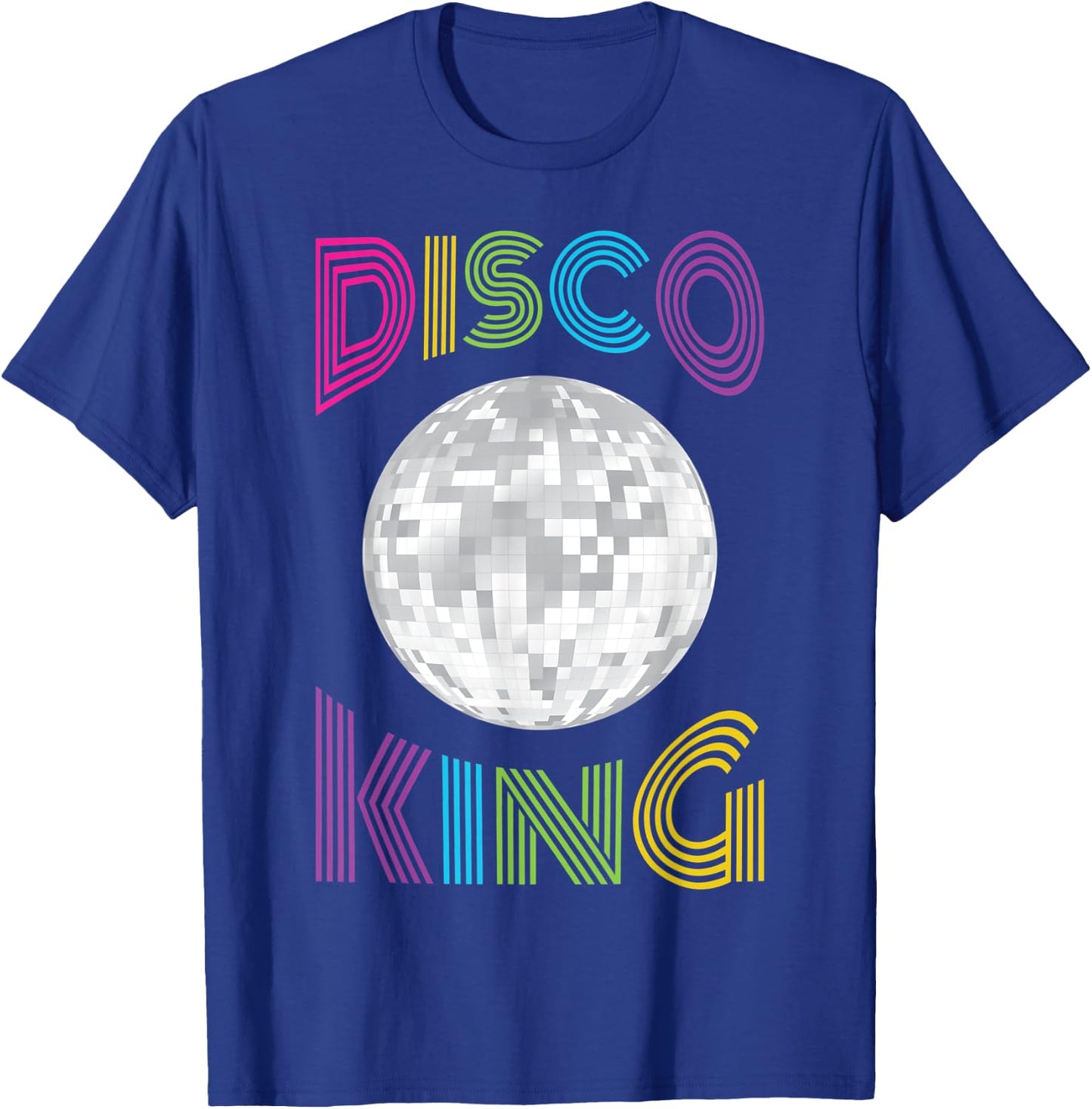 70s Seventies Disco King Halloween Costume Nostalgia T-Shirt - T-Shirt | Royal