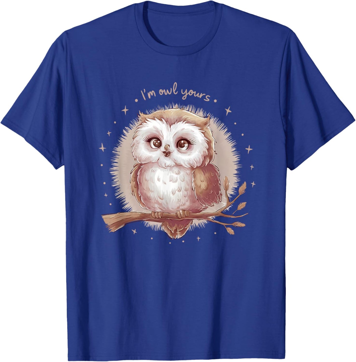 I'm Owl Yours Cute Romantic Owl Pun T-Shirt - T-Shirt | Royal