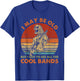 I May Be Old But I Got To See All The Cool Bands Retro T-Shirt - T-Shirt | Royal