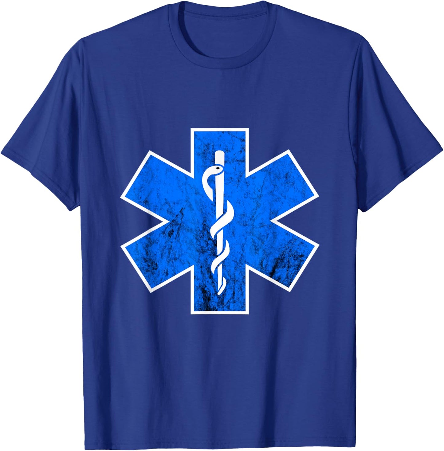 EMT Paramedic Star Of Life Emergency Medical Technician EMS T-Shirt - T-Shirt | Royal