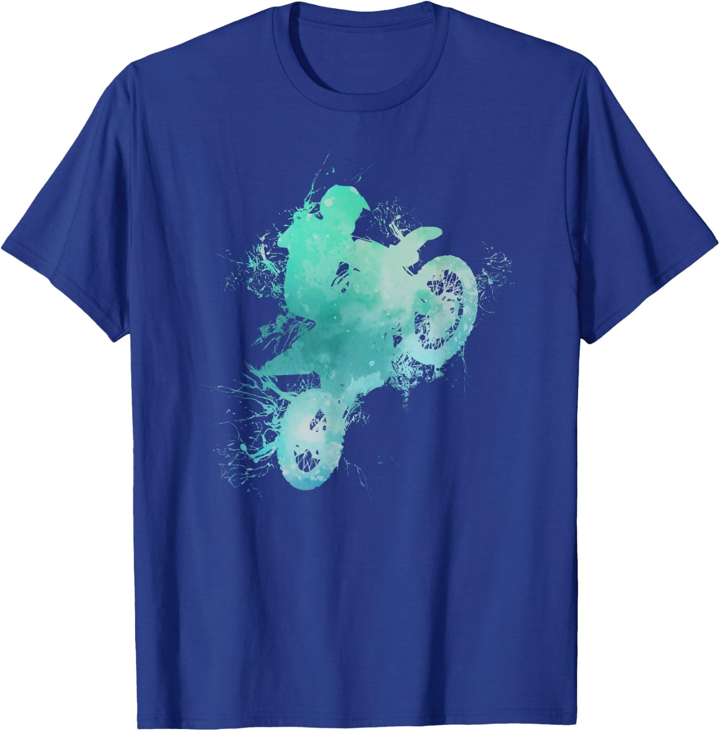 Dirt Bike Riding - MX Motocross Supercross T-Shirt - T-Shirt | Royal