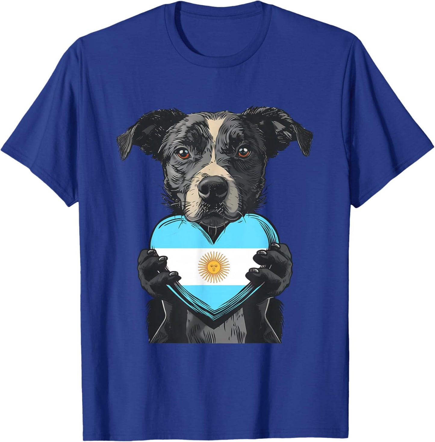 Argentina Heart Dog Argentinian Roots Argentinian Pride T-Shirt - T-Shirt | Royal