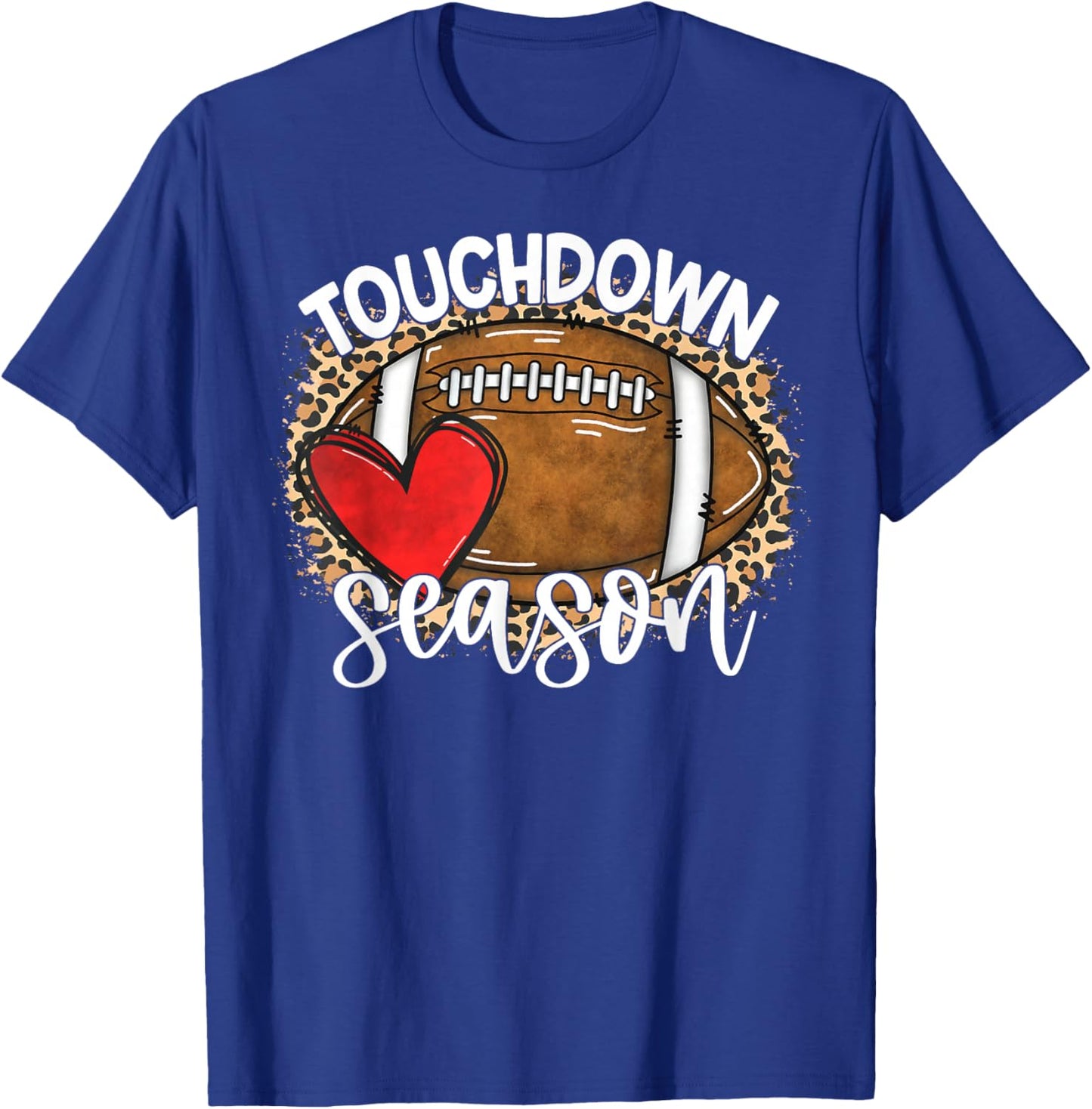 Touchdown Season American Football Game Day Thanksgiving T-Shirt - T-Shirt | Royal