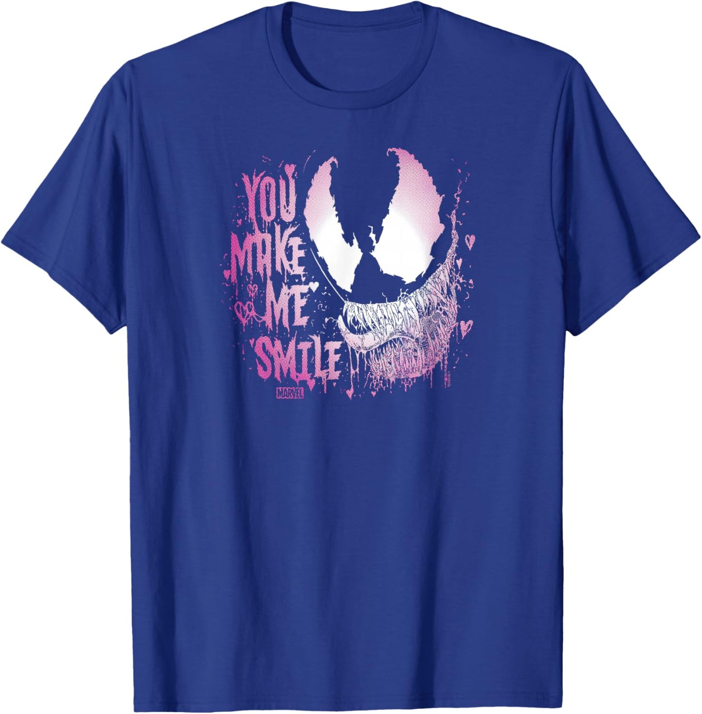 Venom - You Make Me Smile Valentine's Day T-Shirt - T-Shirt | Royal