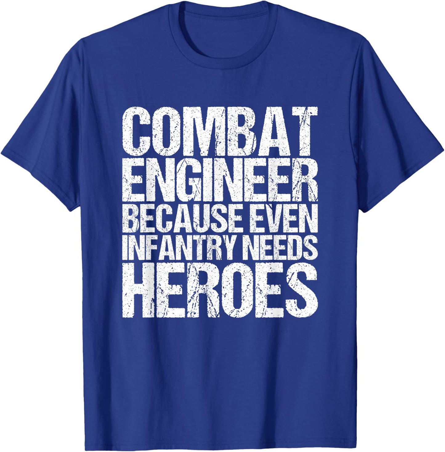 Combat Engineer Gifts Army Engineering T-Shirt - T-Shirt | Royal