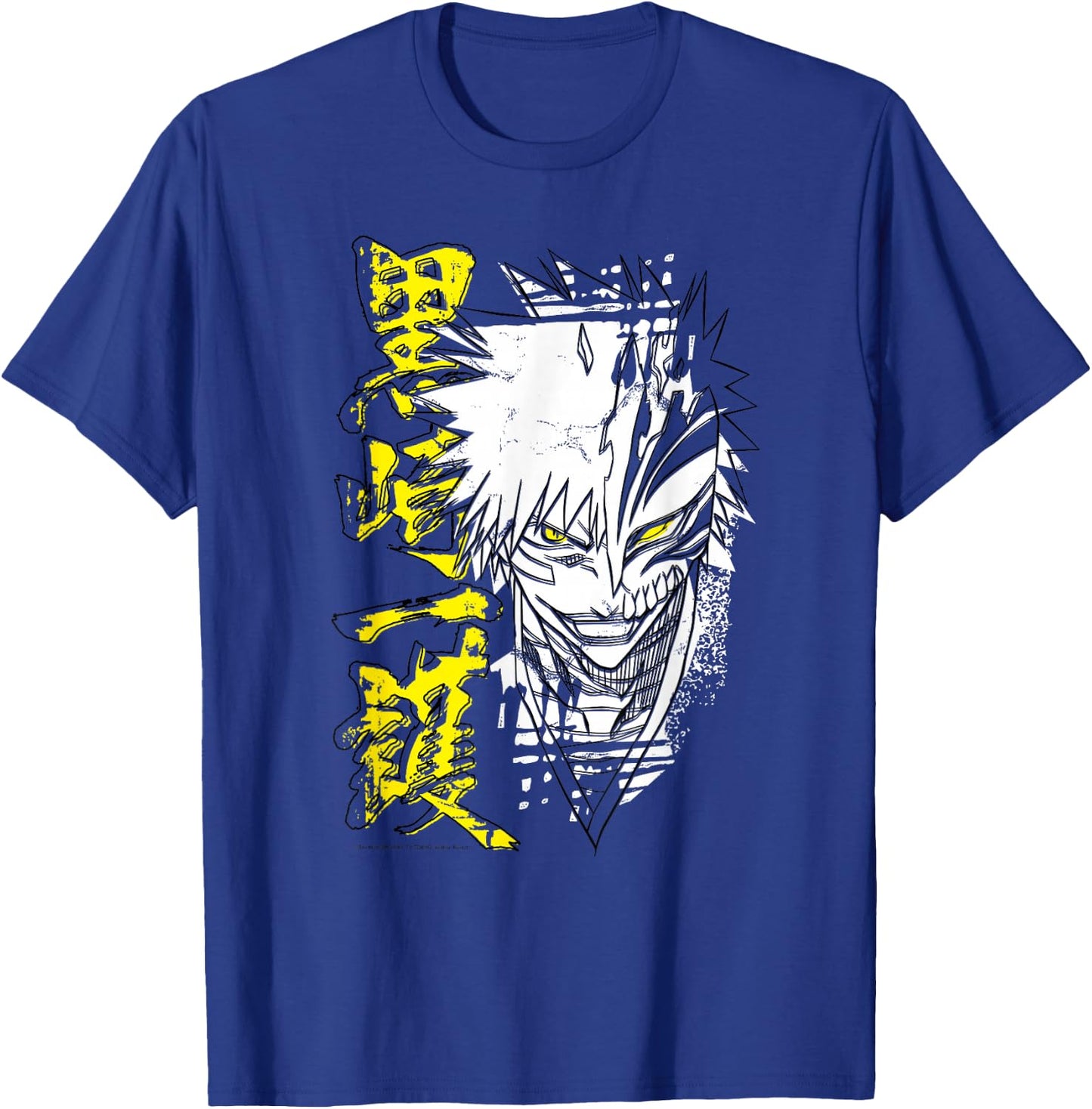 Bleach Ichigo Hollow Outline Sketch Anime T-Shirt - T-Shirt | Royal
