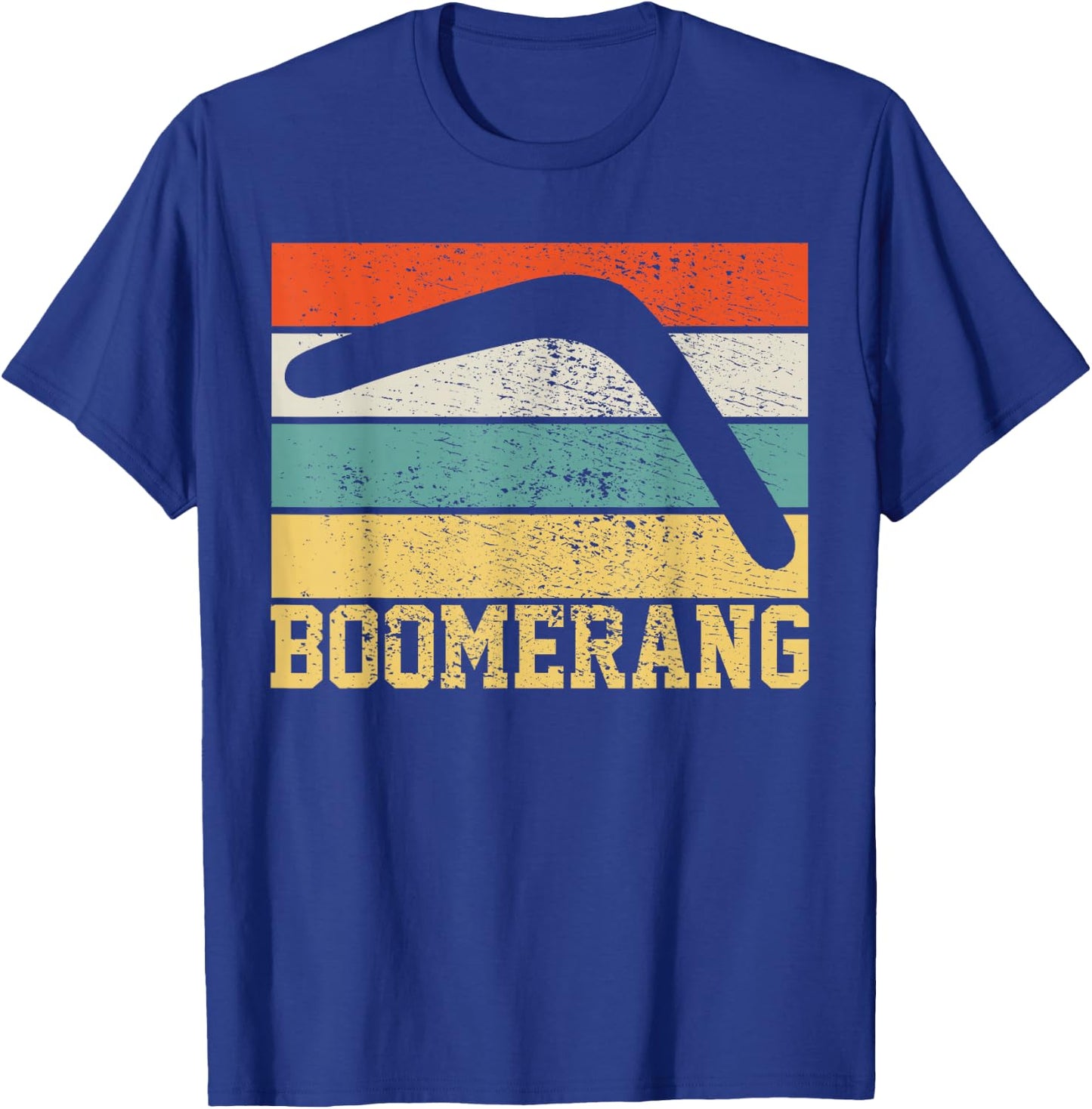 Boomerang Vintage Retro T-Shirt - T-Shirt | Royal