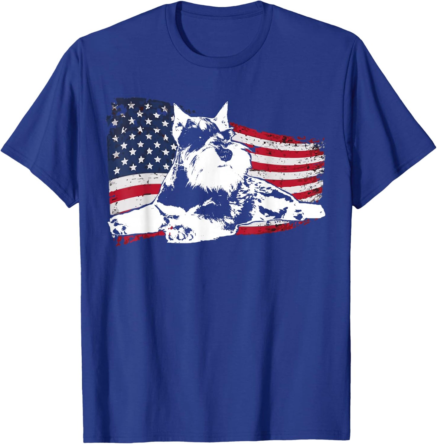 Schnauzer Medium Schnauzer and Standard Schnauzer T-Shirt - T-Shirt | Royal