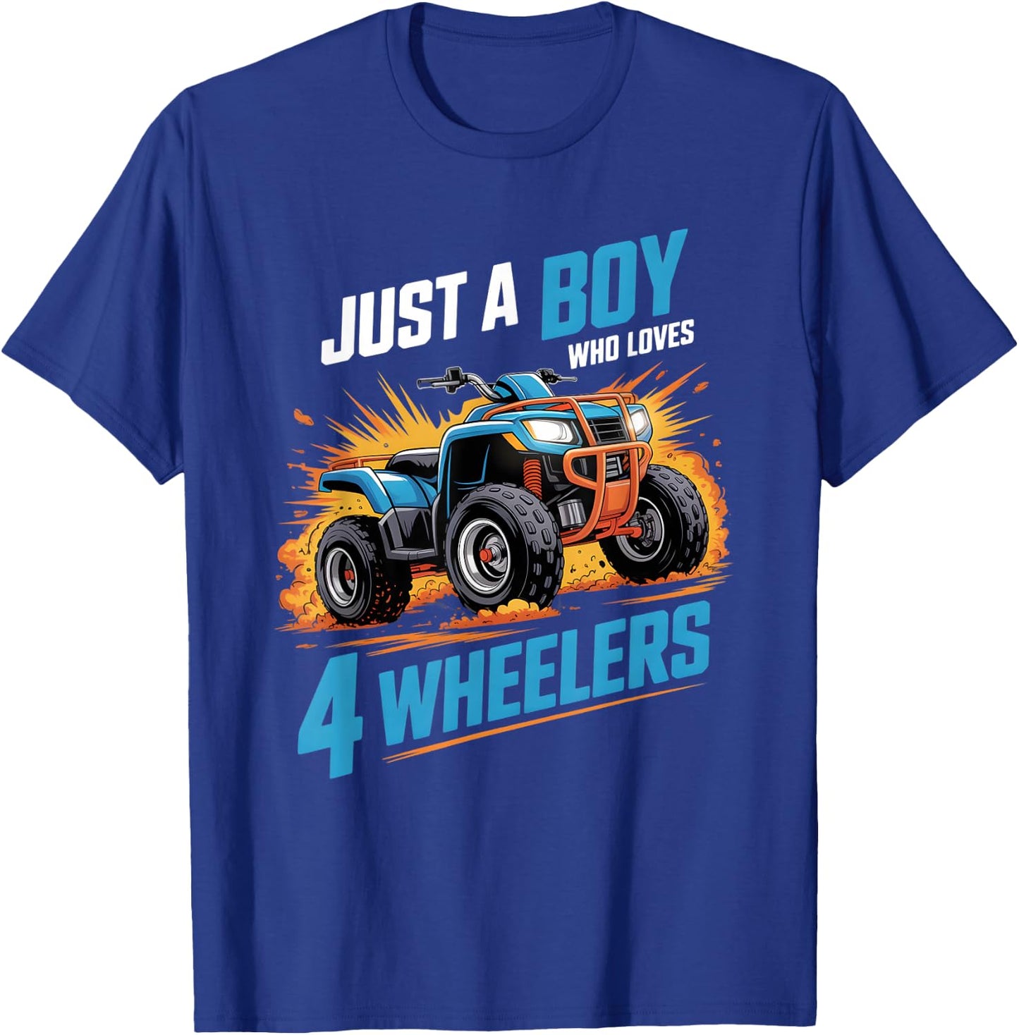 Boys 4 Wheeler T-Shirt - T-Shirt | Royal