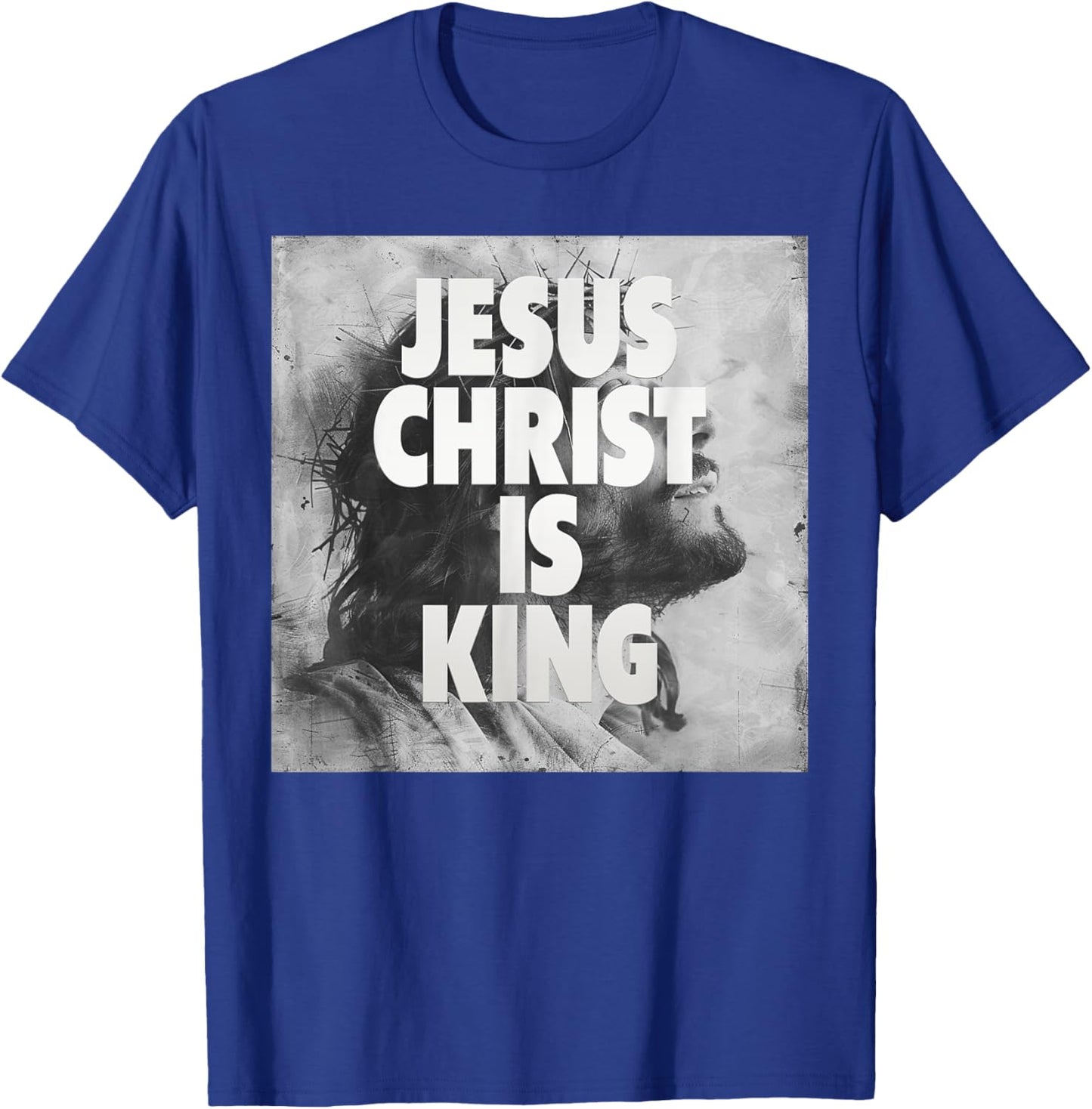 Jesus Christ is King, Jesus T-Shirt - T-Shirt | Royal