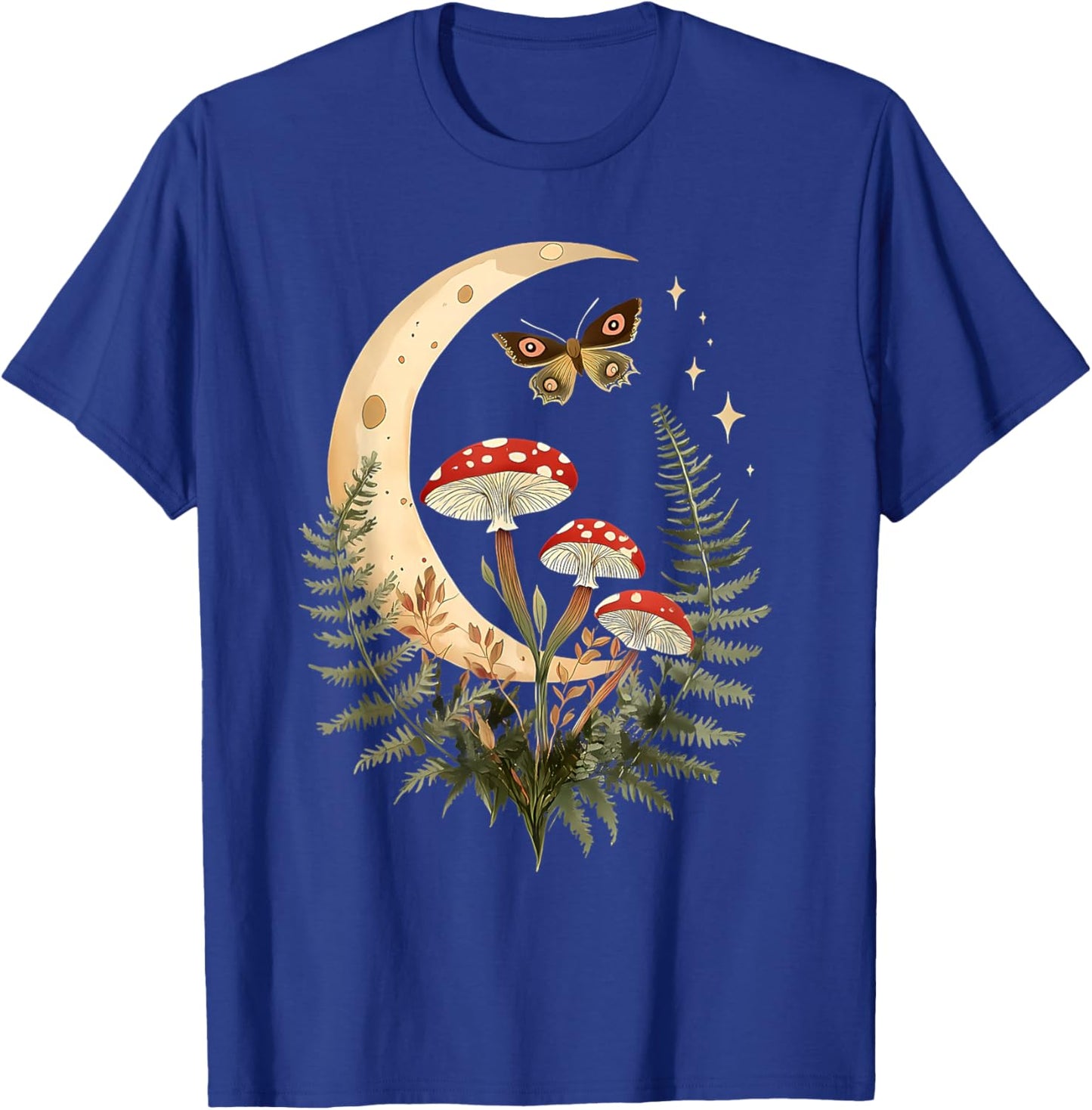Fairycore Moth T-Shirt - T-Shirt | Royal