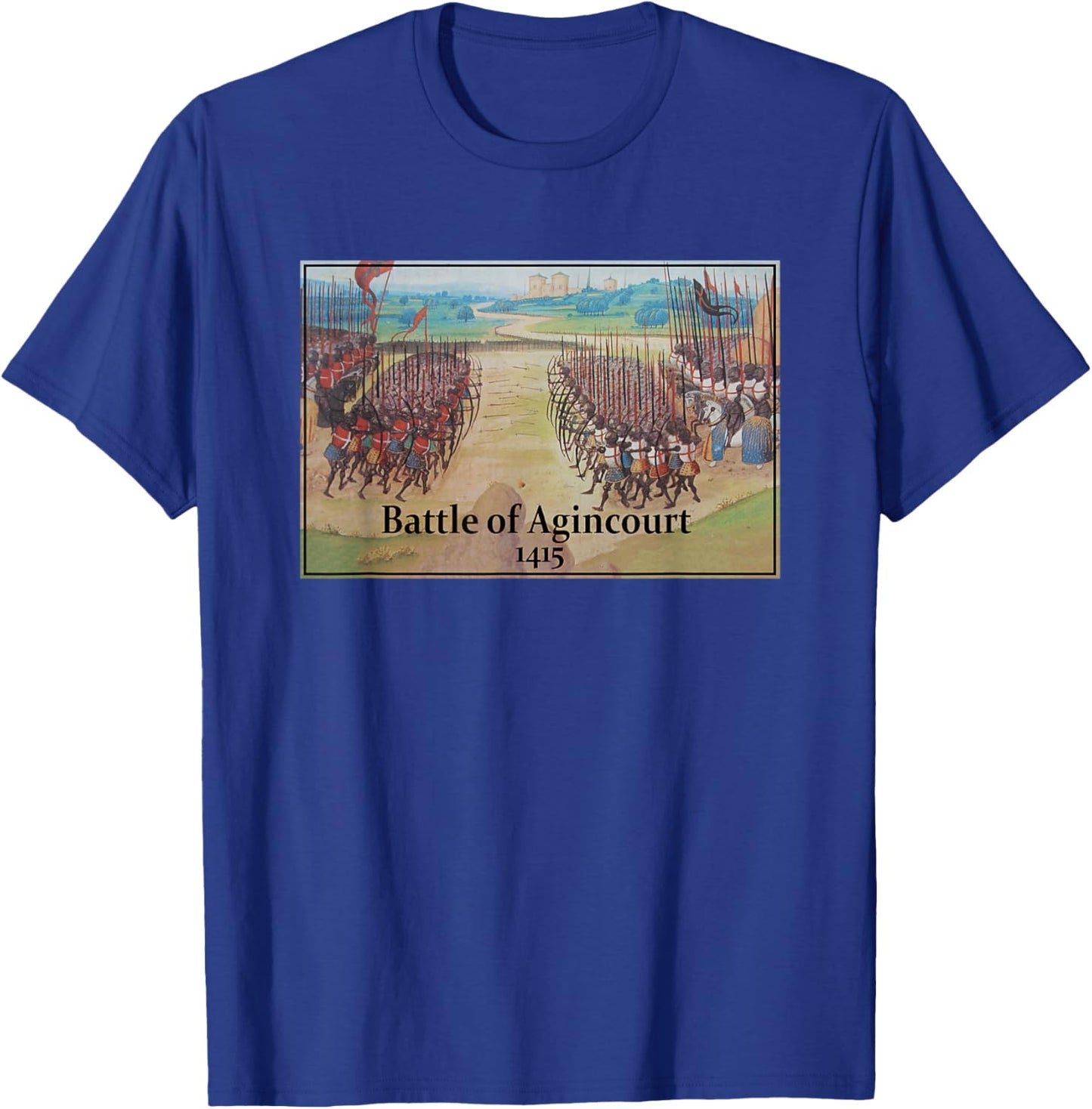 Battle of Agincourt Painting T-Shirt - T-Shirt | Royal