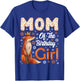 Mom Fox Animal Lovers Birthday Girl Fox B-day Family T-Shirt - T-Shirt | Royal