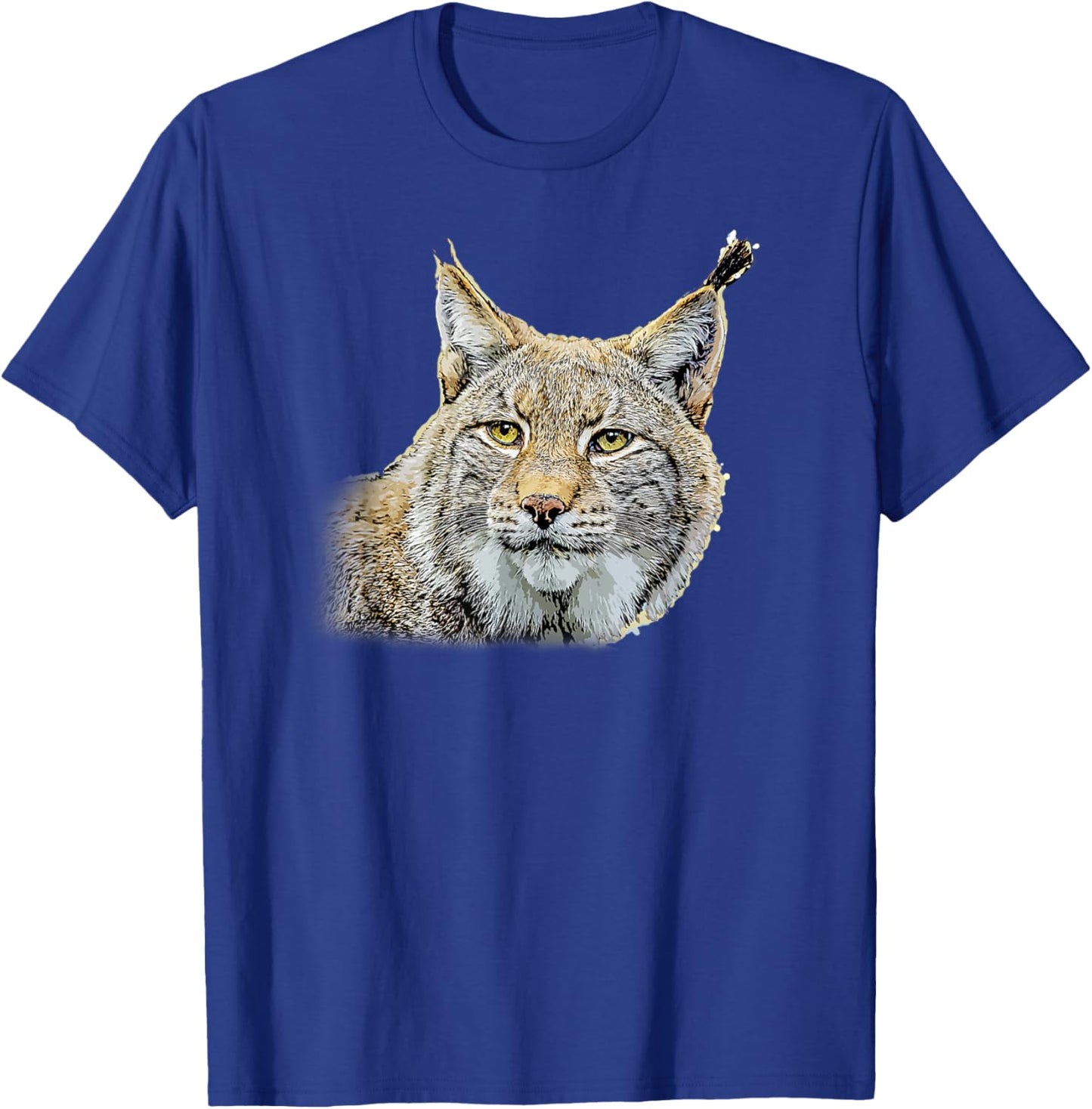 Lynx design lynxes wild cats gift T-Shirt - T-Shirt | Royal