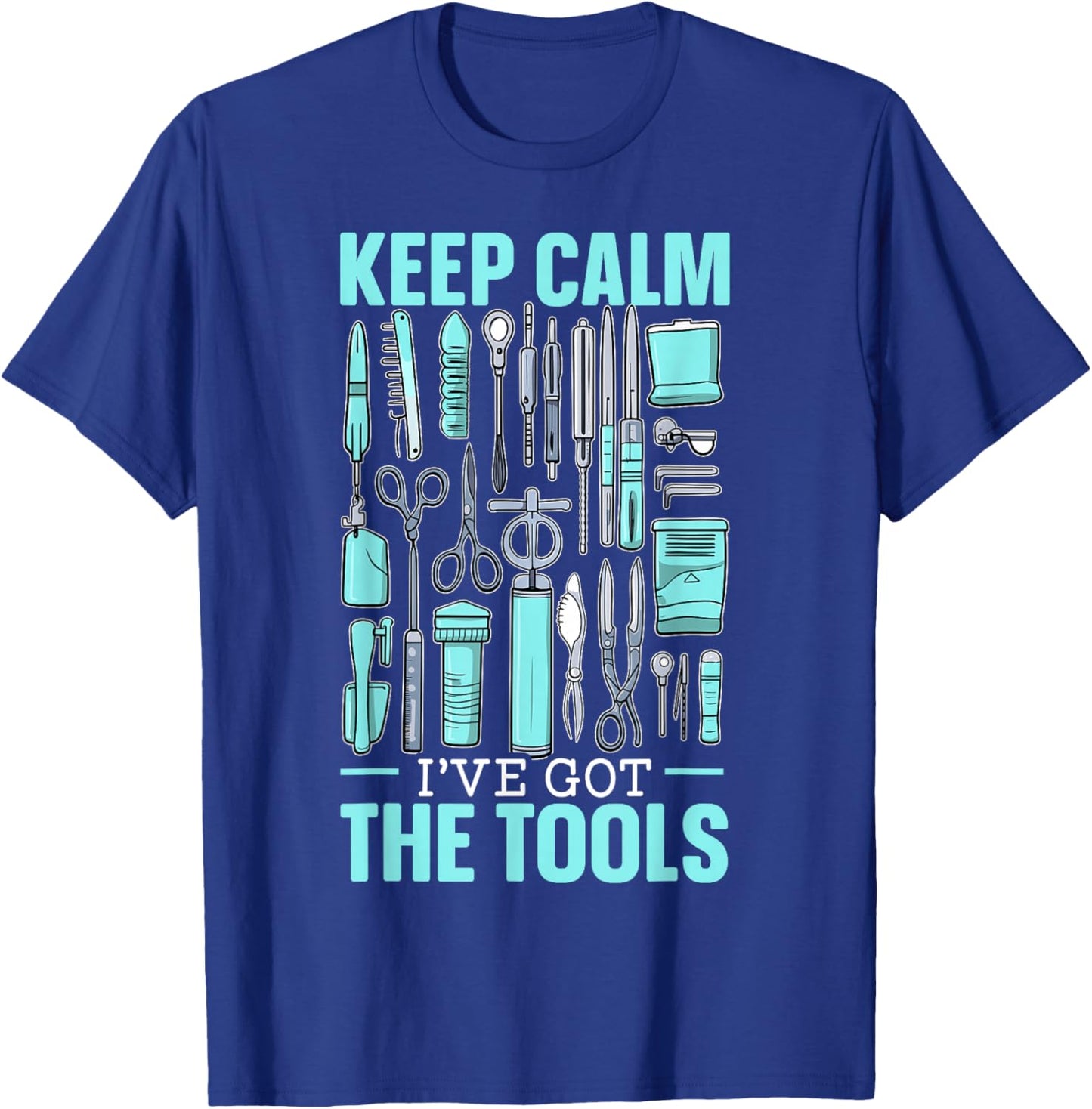 Surgical Technologist Surgical Tech Surgery Scrub Tech T-Shirt - T-Shirt | Royal