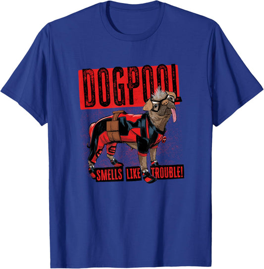 Marvel Studios Deadpool & Wolverine Dogpool Smells Trouble T-Shirt - T-Shirt | Royal
