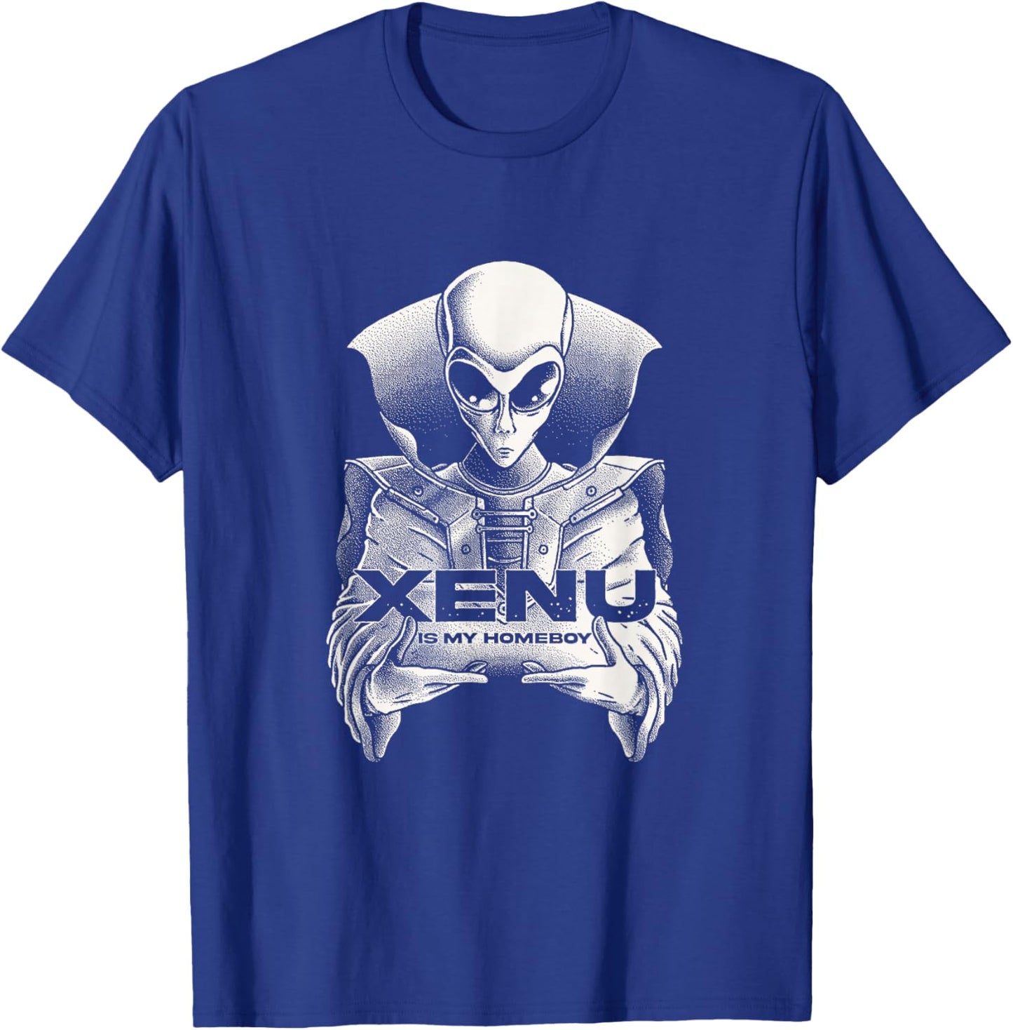 Funny Scientology Xenu Is My Homeboy Alien Scientologists T-Shirt - T-Shirt | Royal