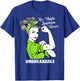 Non-Hodgkin Lymphoma Warrior Unbreakable Awareness T-Shirt - T-Shirt | Royal