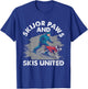 Skijor Paws And Skis United T-Shirt - T-Shirt | Royal