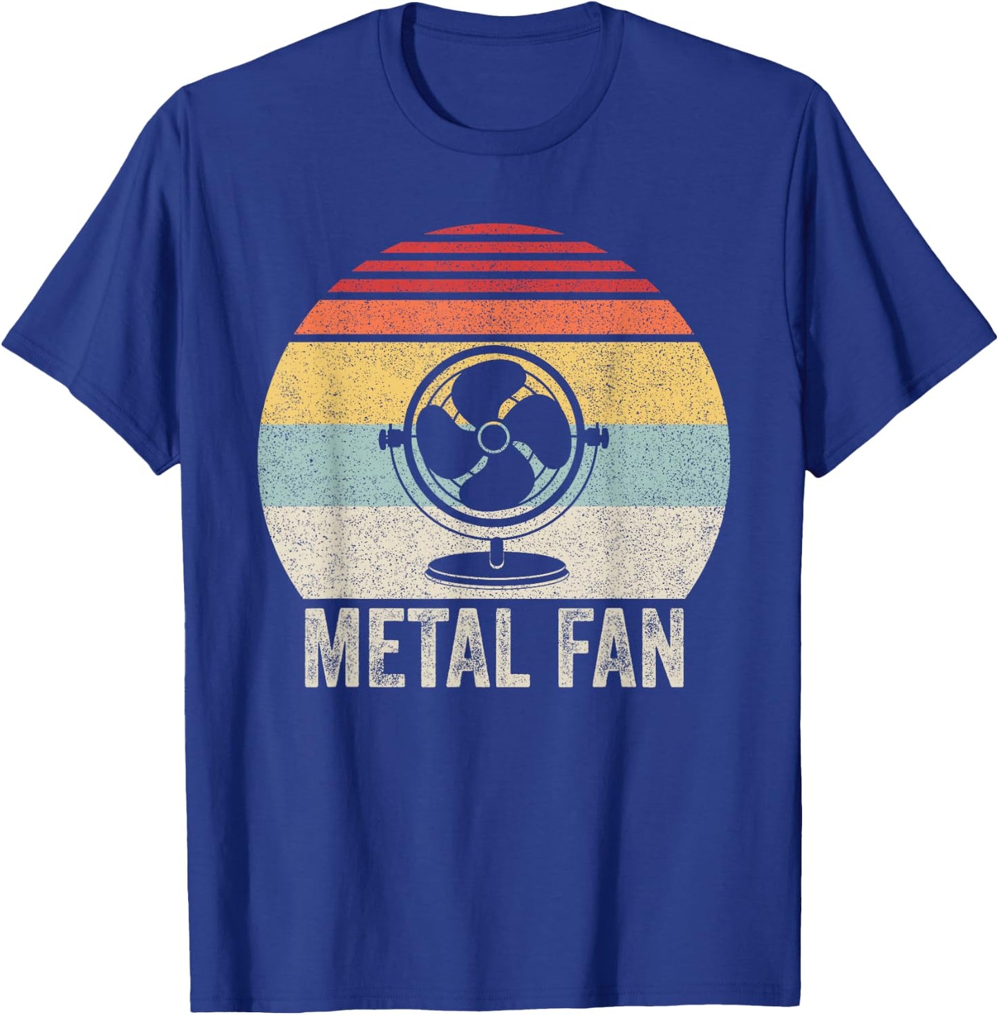 Vintage Retro Metal Fan Funny Sarcastic Heavy Metal Music T-Shirt - T-Shirt | Royal