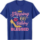 Stepping Into My 66th Blessed 66 Years Old Birthday T-Shirt - T-Shirt | Royal